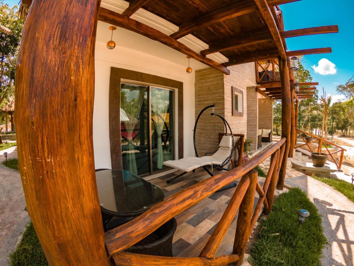 Hotel Pancho Villas Bacalar - Free Bikes And Paddles Bagian luar foto