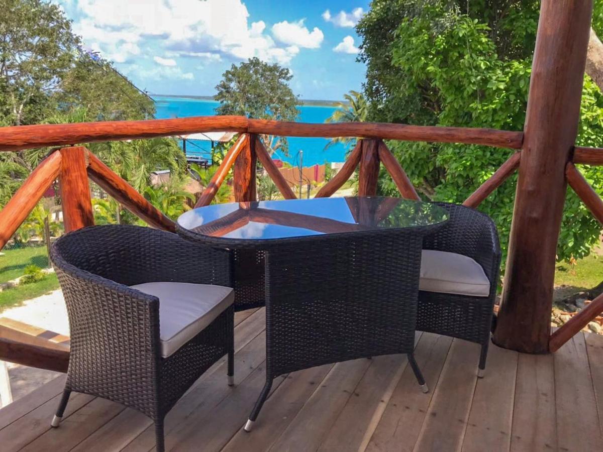 Hotel Pancho Villas Bacalar - Free Bikes And Paddles Bagian luar foto