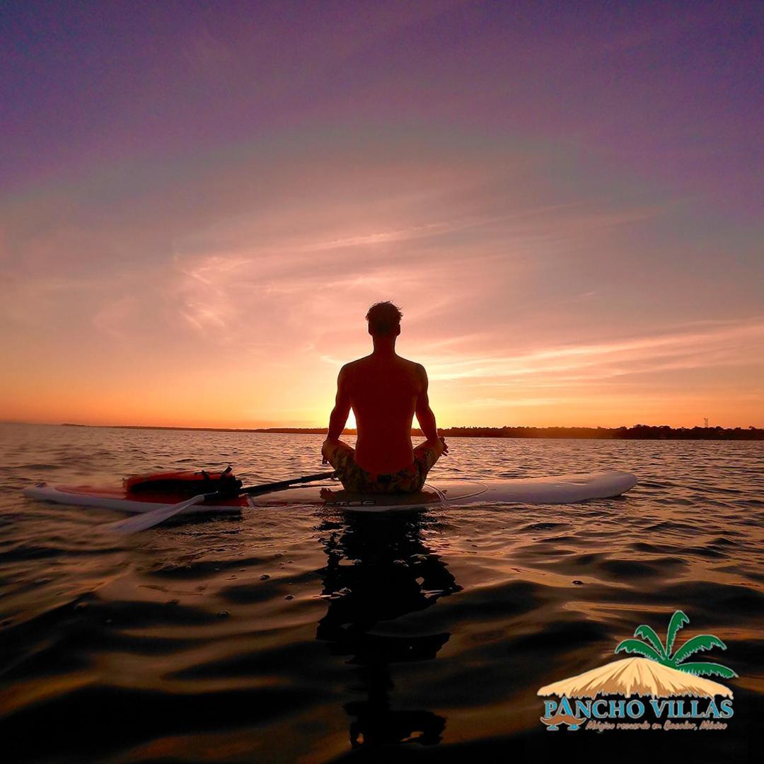 Hotel Pancho Villas Bacalar - Free Bikes And Paddles Bagian luar foto