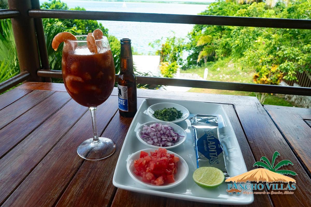 Hotel Pancho Villas Bacalar - Free Bikes And Paddles Bagian luar foto